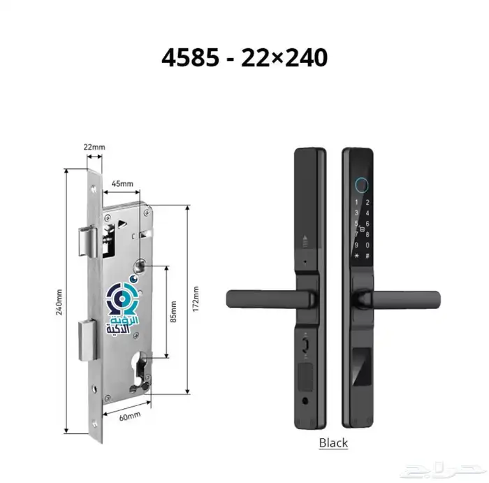قفل ذكي خارجي لابواب الالمنيوم و الحديد تي تي لوك 4