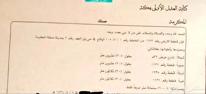 ارض تجارية داخل حد الحرم بمخطط ولي العهد 2 بداية اللسان 4