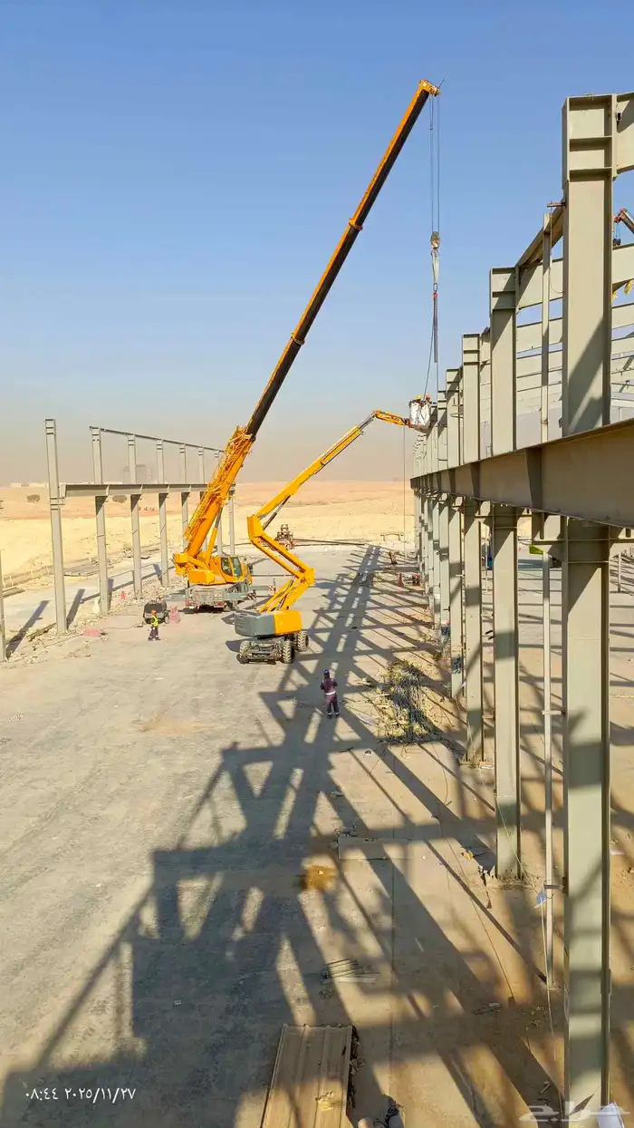 للايجار جميع مقاسات المان لفت والسيزر لفت كهرباء وديزل 6