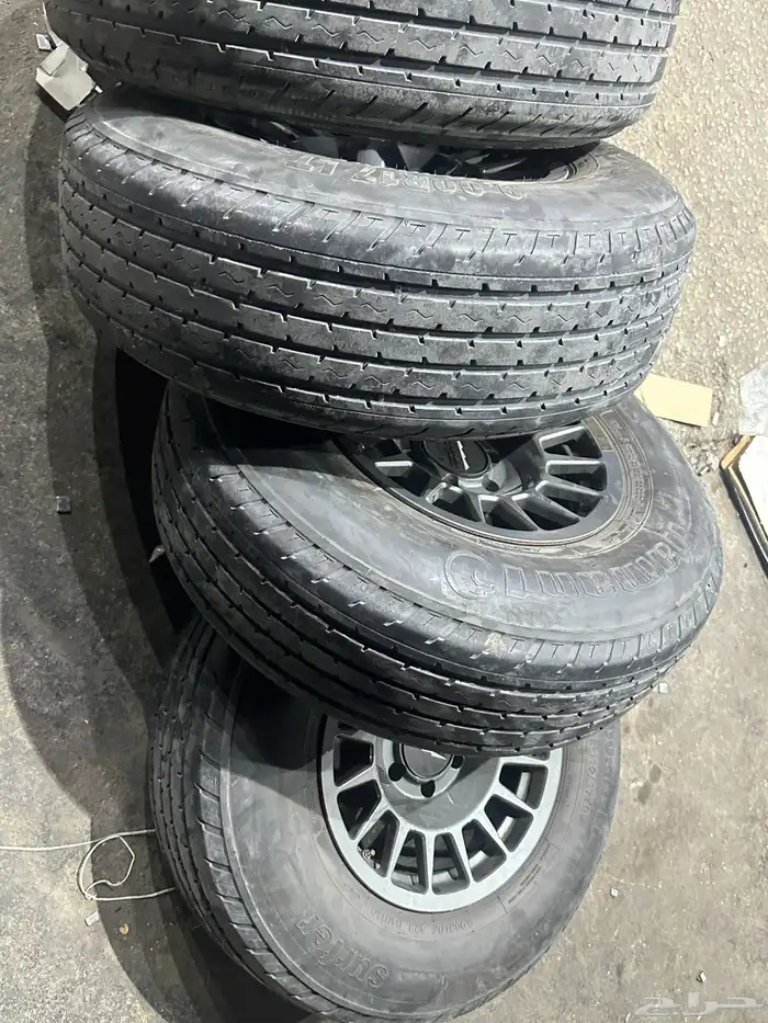 كفرات شاهين هامان مع جنوط ميثود 6 مسمار مقاس 17 31