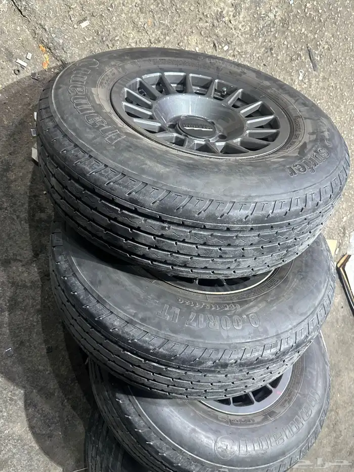 كفرات شاهين هامان مع جنوط ميثود 6 مسمار مقاس 17 29