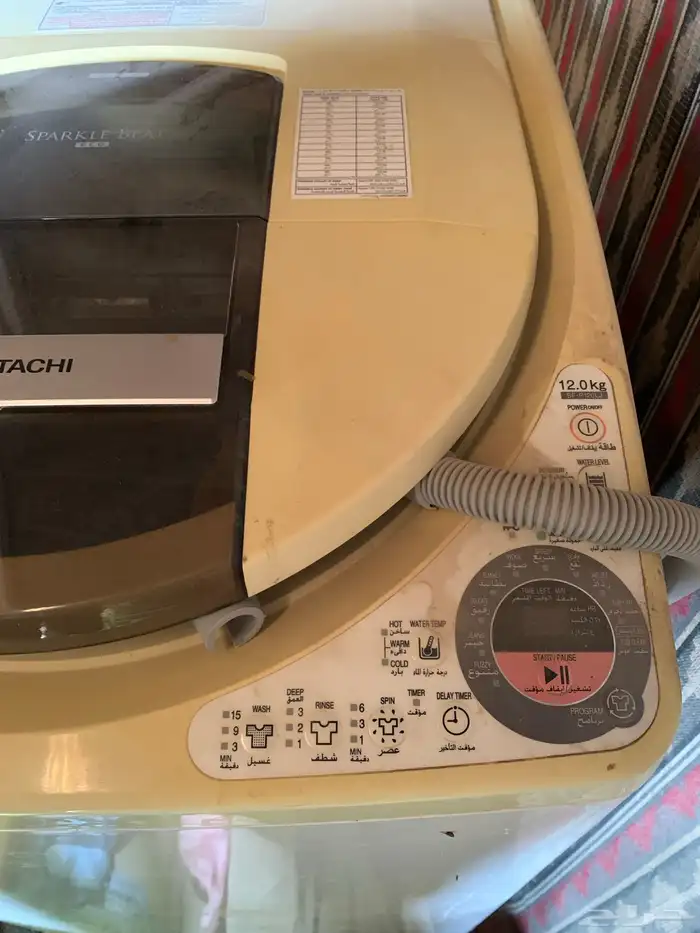 غساله هيتاشي للبيع 12 كيلو 0