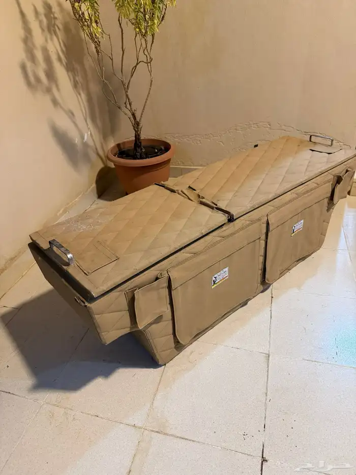 صندوق حديد عليه تلبيس تفصيل قرناس الشمال 0