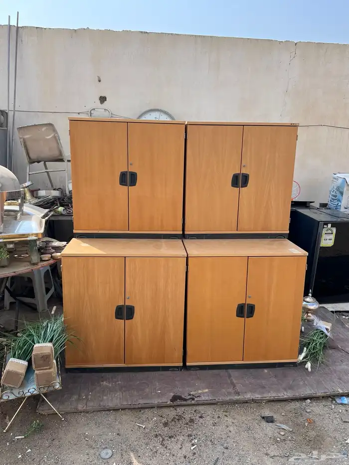 سرير ودلب ودولبيب خشب مكان شاشة 9