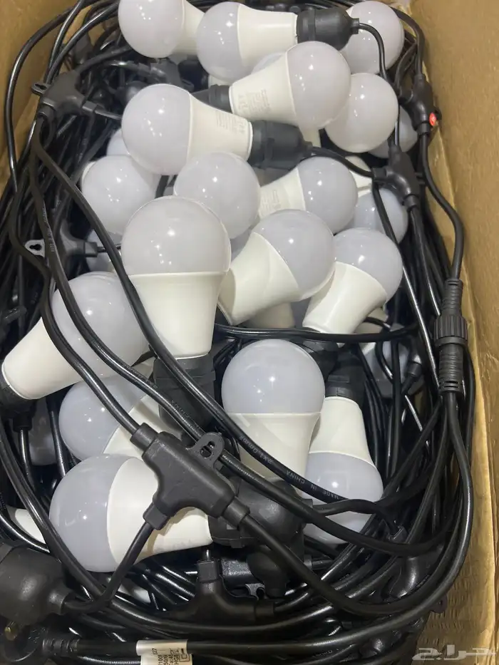 للإيجار عقود لمبات للمناسبات 100 متر 100 لمبه صفرا 0