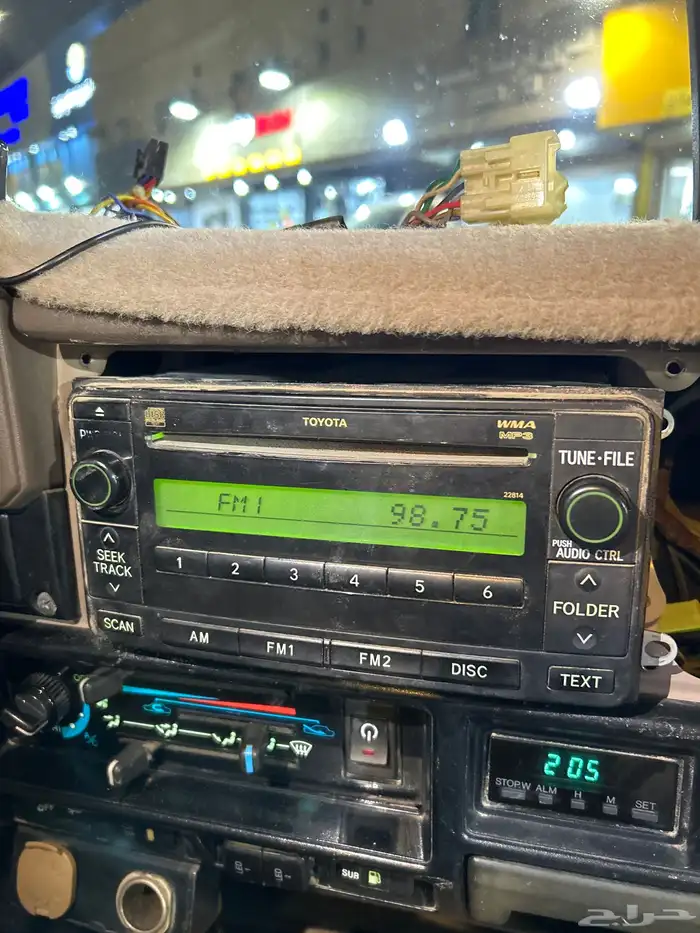 مسجل تيوتا اصلي يركب على الجيب والمواتر الصغيره 0