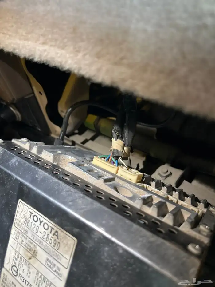 مسجل تيوتا اصلي يركب على الجيب والمواتر الصغيره 2