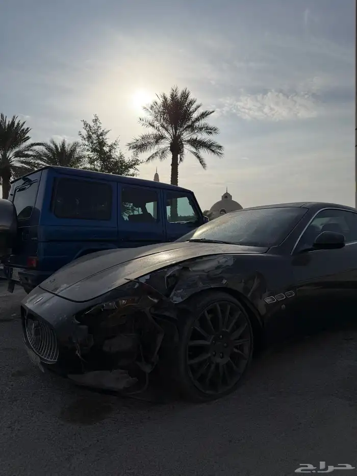 مازراتي قراند توريزمو اس 4.7 المكينة الحمراء مصدومة 1