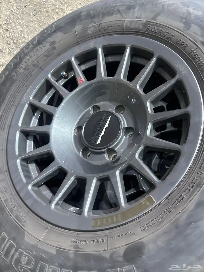 كفرات شاهين هامان مع جنوط ميثود 6 مسمار مقاس 17 24