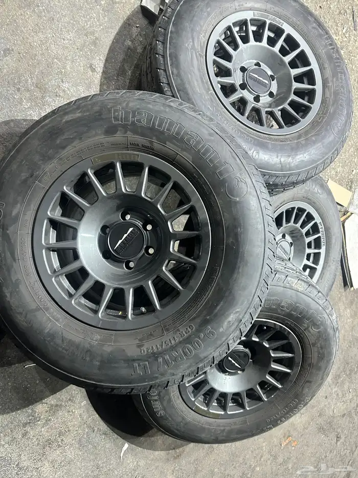 كفرات شاهين هامان مع جنوط ميثود 6 مسمار مقاس 17 12