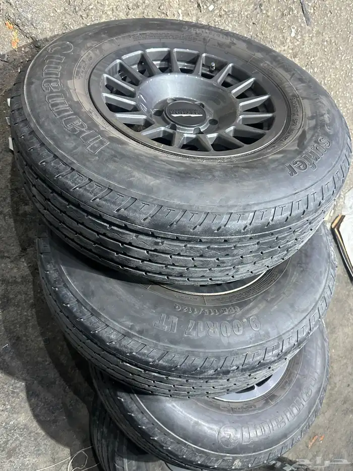 كفرات شاهين هامان مع جنوط ميثود 6 مسمار مقاس 17 30