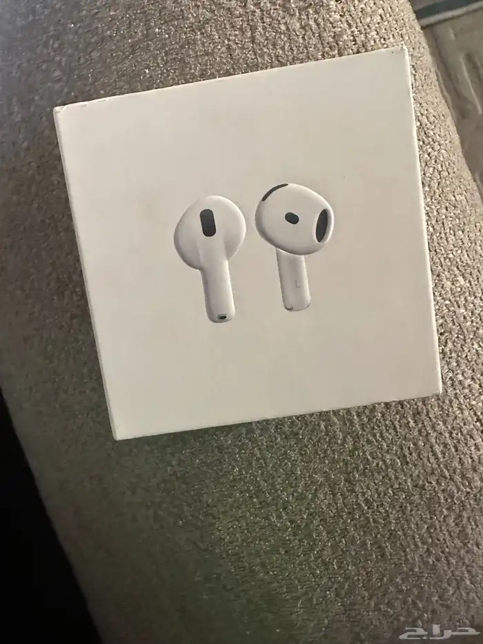 سماعة ابل ايربود 4 جديد بكرتونه مانفتح بسعر 400 0