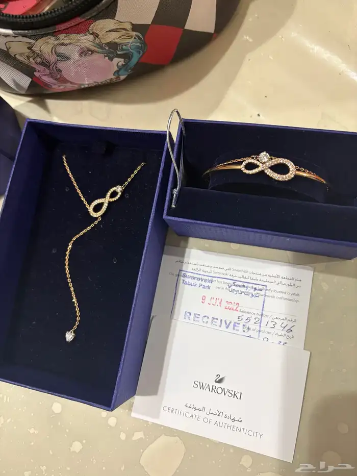 طقم هديه سوارفسكي اصلية 0
