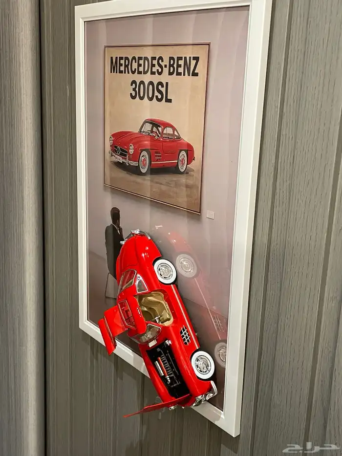 لوحة مجسم سيارة مرسيدس 2