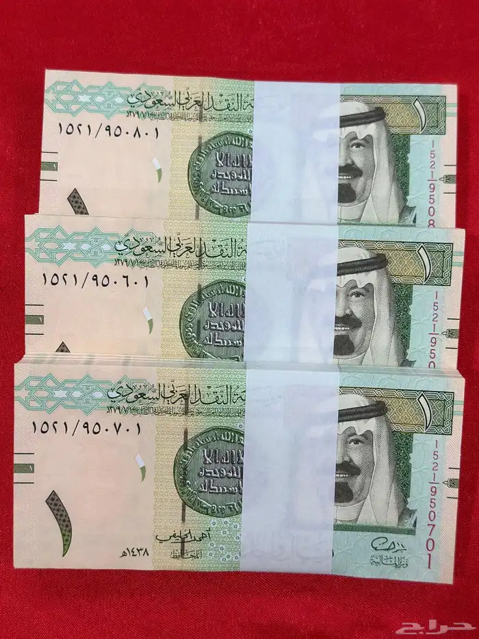 مجموعة ربطات ريالات تقسيم 1521 في عهد الملك عبدالله 0
