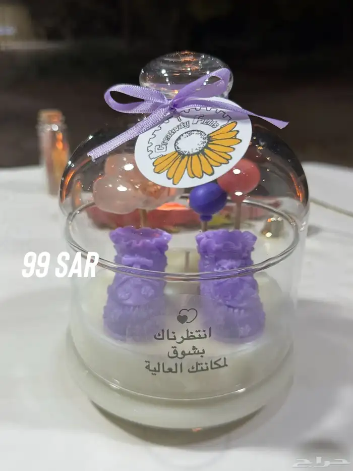شموع فاخرة مصنوعة يدويا في ثادق 6