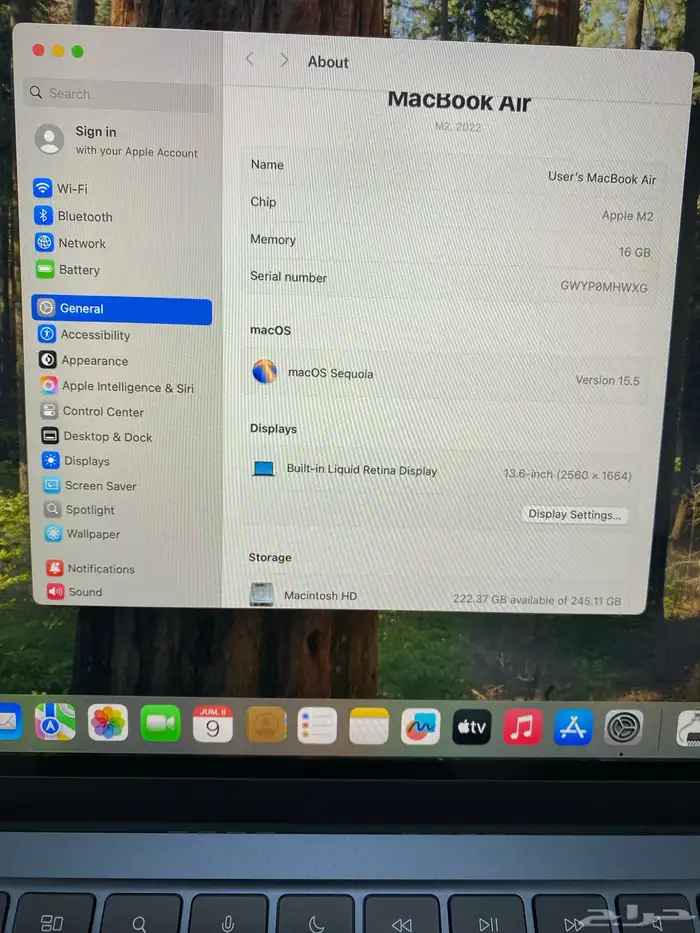 ماك بوك اير M2 نفس الجديد ضمان STC 17