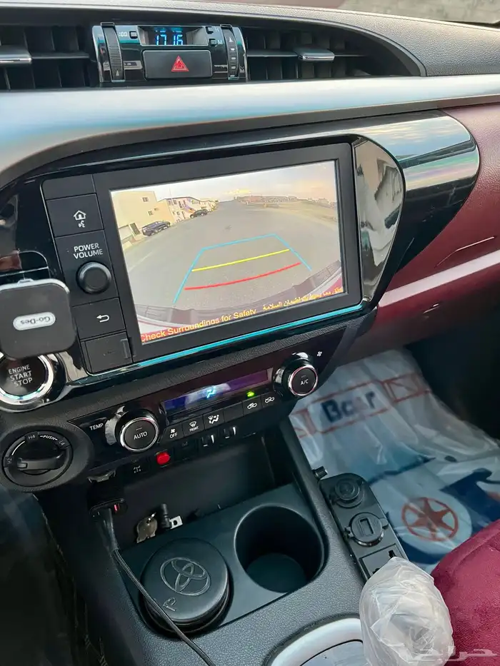 هايلوكس 2021سعودي فل ديزل ماكينه 2800 مشروطه ومجهزة للرحلات 9