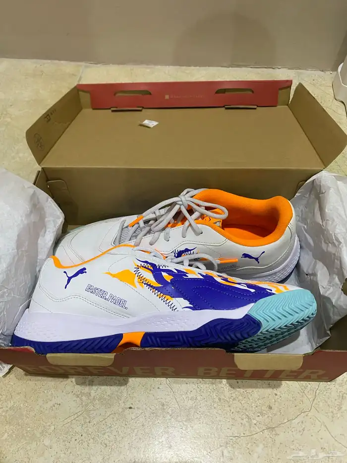 حذاء بوما رياضي شبه جديد مستعمل ساعتين فقط 10