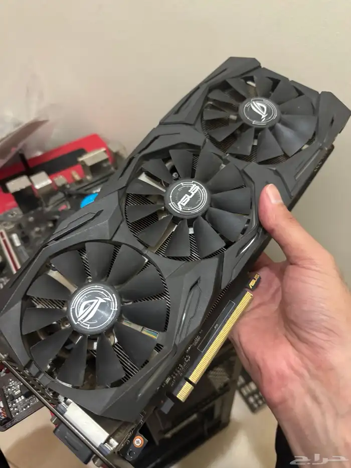 للبيع كرت شاشة asus gtx1060 ومعالج i5-7600 1