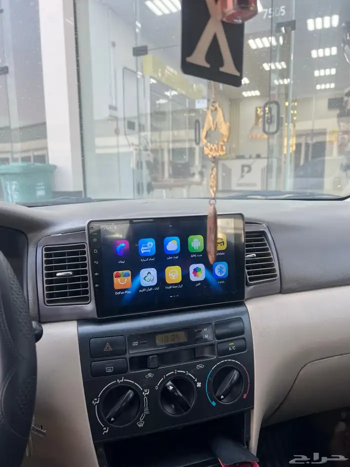 شاشه كرولا 2004-2007 بنظام الأندرويد 0