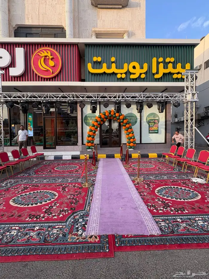 تجهيز. افتتحات تصوير منتجات وزواج ليزر وشاشات وصوتيات خيم 9