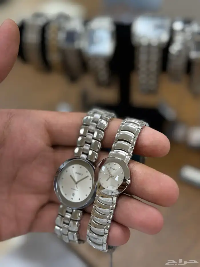 طقم ساعات رجالي ونسائي RADO 8