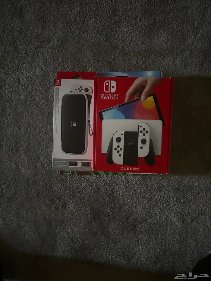 نينتندو سويتش اوليد ابيض (معدل)جديد استعمال شهرين 1
