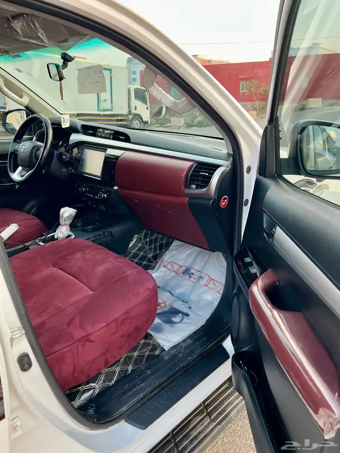 هايلوكس 2021سعودي فل ديزل ماكينه 2800 مشروطه ومجهزة للرحلات 16