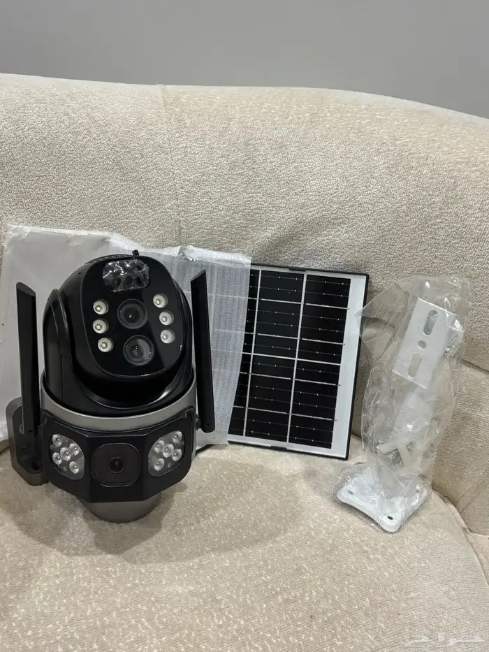 كاميرا بالطاقة الشمسية عدسة مزدوجة تشتغل بشريحه شريحة 0