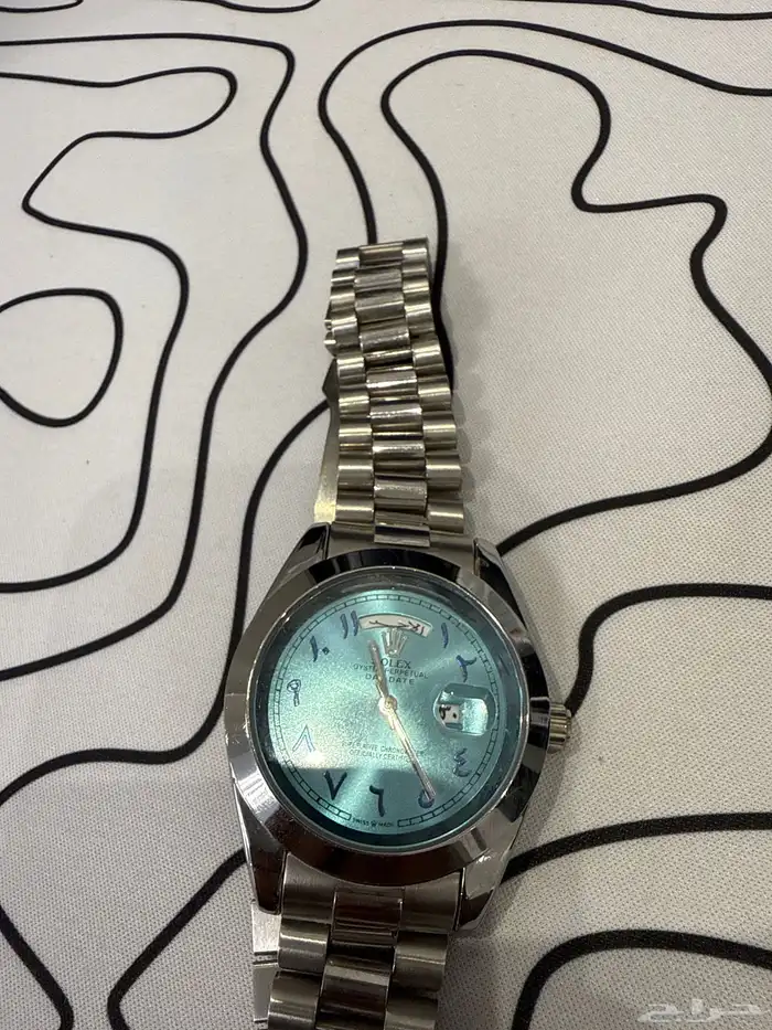 ساعة شبه رولكس للبيع و كيبورد و صور 1