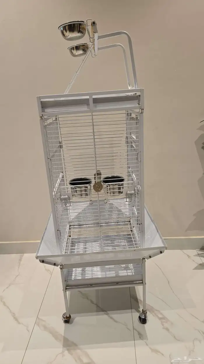 قفص ببغاء كبير مع استاند علوي 1
