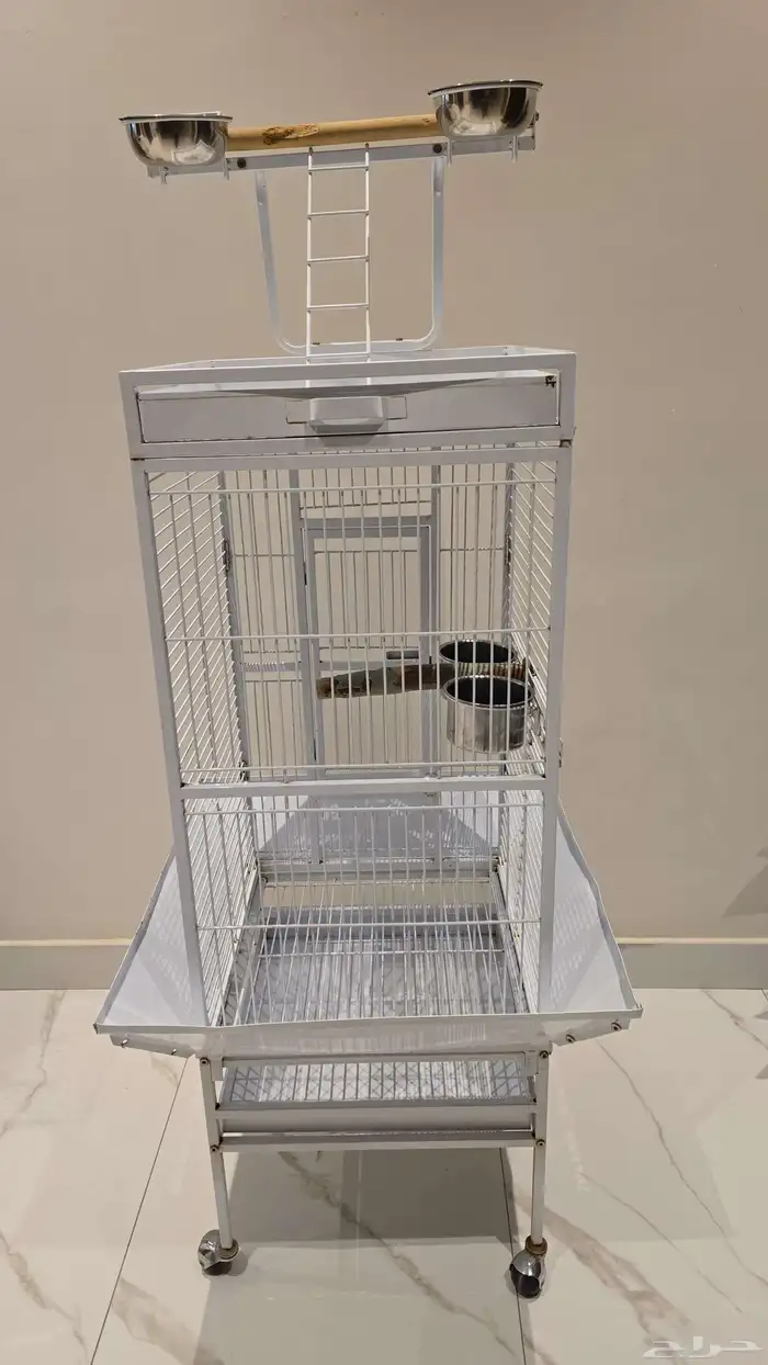 قفص ببغاء كبير مع استاند علوي 2