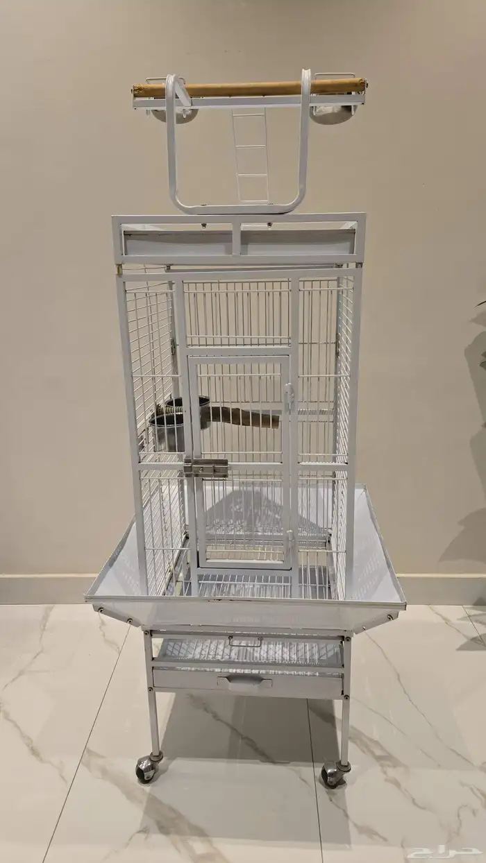 قفص ببغاء كبير مع استاند علوي 0