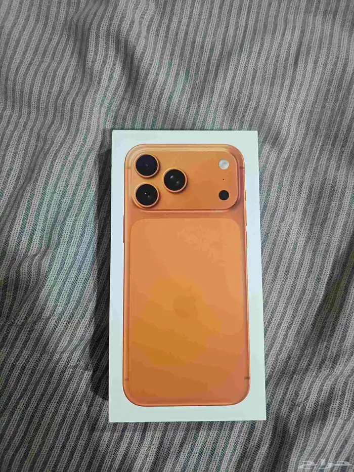 جوال ايفون 17 برو ماكس 256 برتقالي بركاني جديد 0