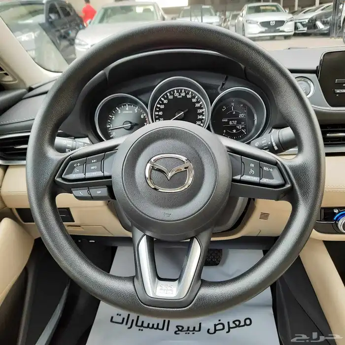 مازدا 6 موديل 2025 خليجي لون بيج السعر 95500 شامل الضريبة 20
