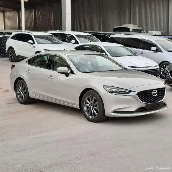 مازدا 6 موديل 2025 خليجي لون بيج السعر 95500 شامل الضريبة 2