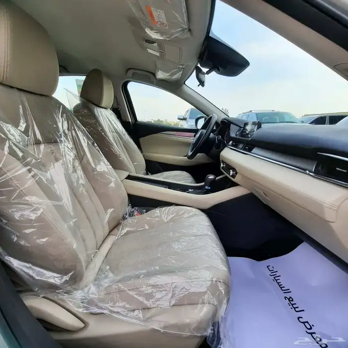 مازدا 6 موديل 2025 خليجي لون بيج السعر 95500 شامل الضريبة 14