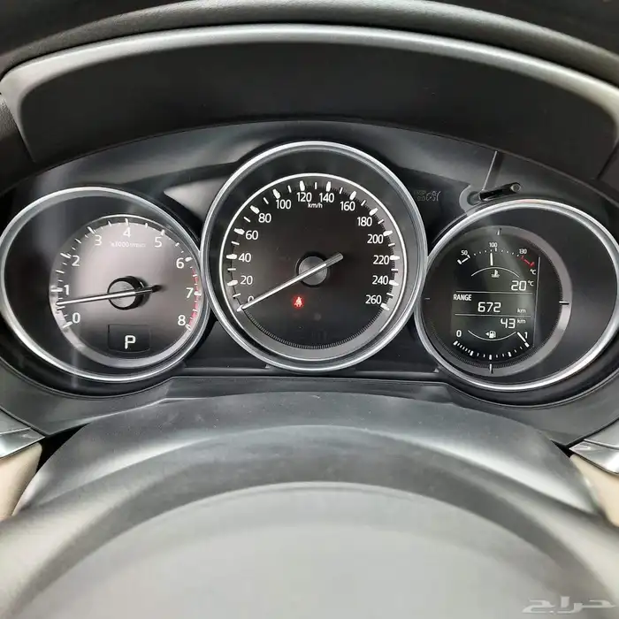 مازدا 6 موديل 2025 خليجي لون بيج السعر 95500 شامل الضريبة 25