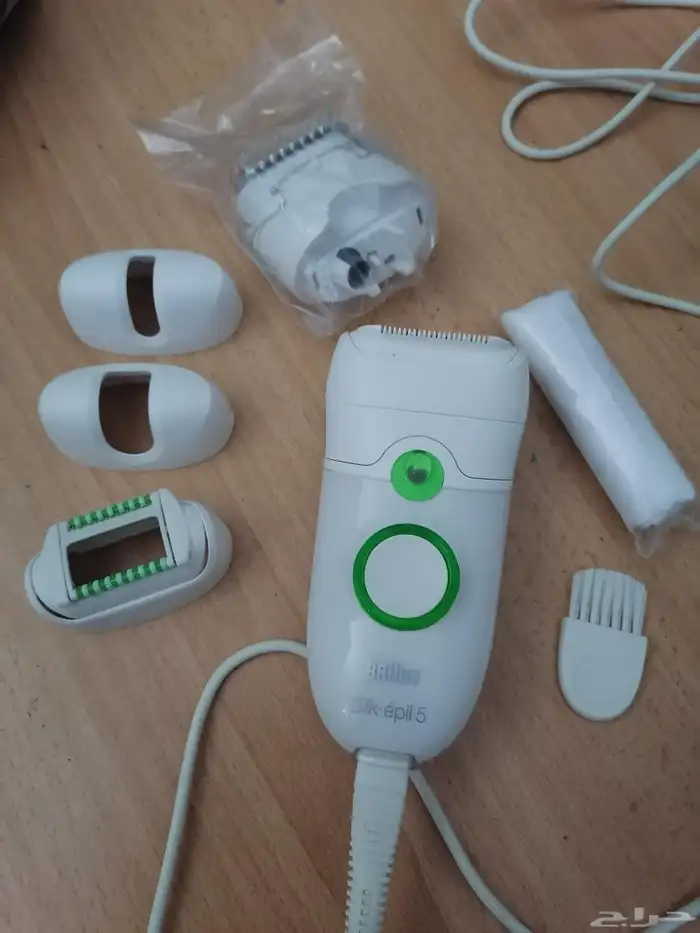 جهاز مكينة ازالة الشعر من شركة براون مع رؤوس متعددة استخدام 0