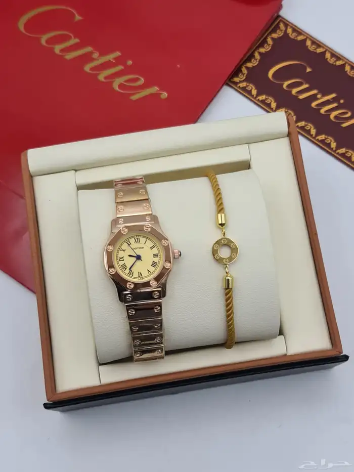 طقم كارتير ساعه وسواره 5