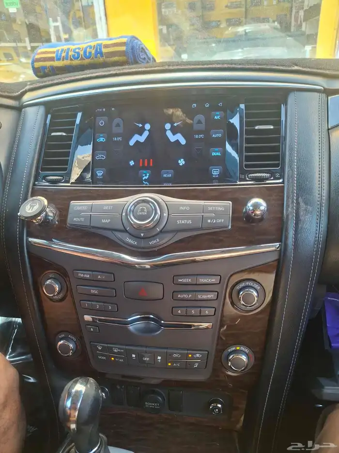 شاشه نيسان باترول 2012_2021 بنظم الاندرويد وا ابل كاربلاي 1