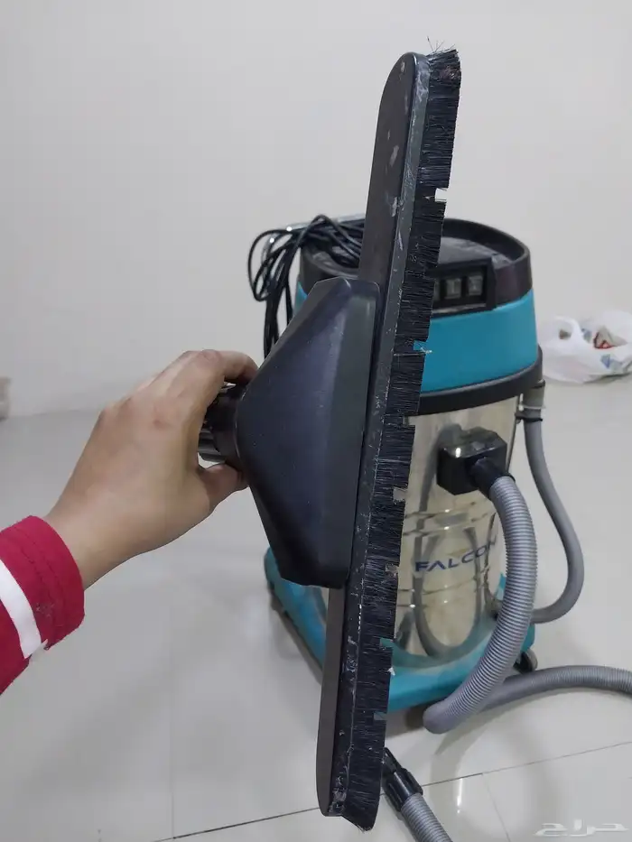 مكنسه جاف ورطب فالكون ناقص العمود الفضي ويحتاج عجله وحده فقط 1