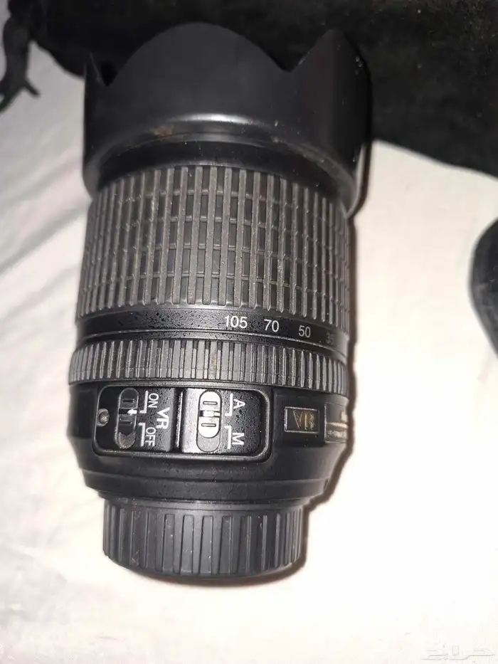 كاميرا نيكون d 7000مع لينس 18 105مع فلاش نيكون TT680n 3
