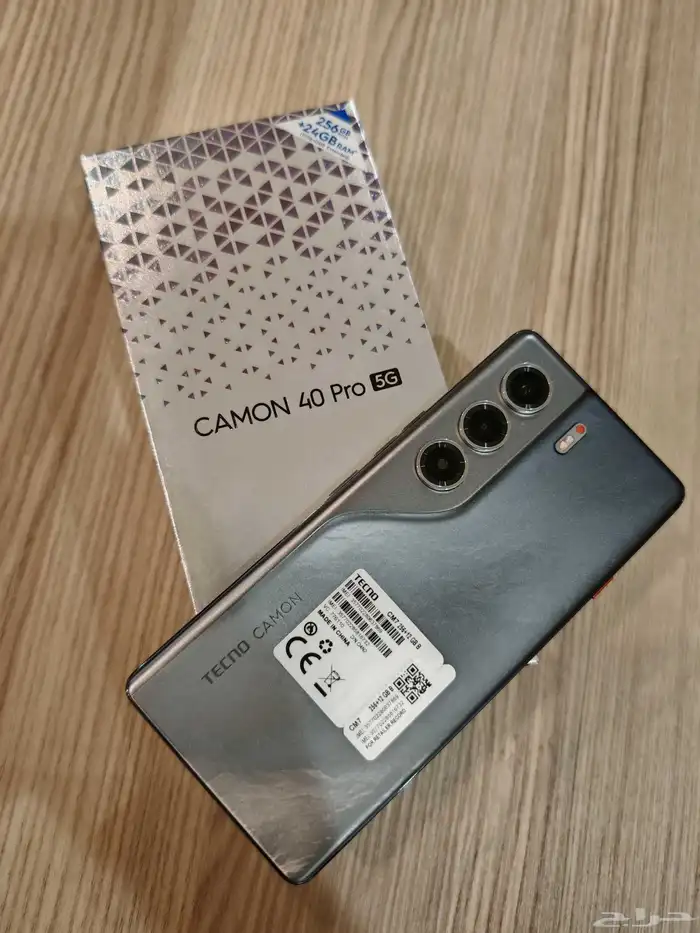 جوال تكنو كامون 40 برو اللون الاسود والرصاصي 0