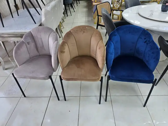 كراسي كوفي شوب قطيفة 0