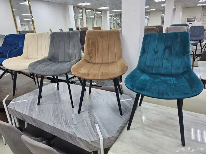 كراسي كوفي شوب قطيفة 3