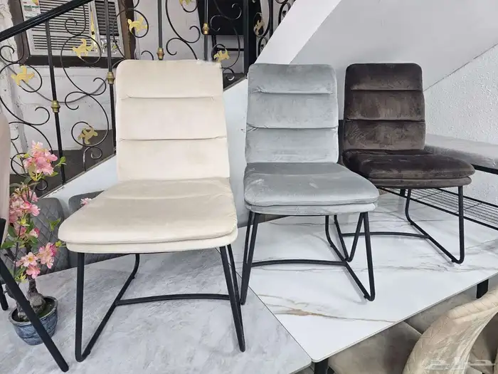 كراسي كوفي شوب قطيفة 8