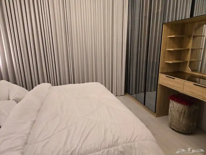 شقة مفروشة جديدة اول ساكن من غرفتين وصالة بحي الروضة 4