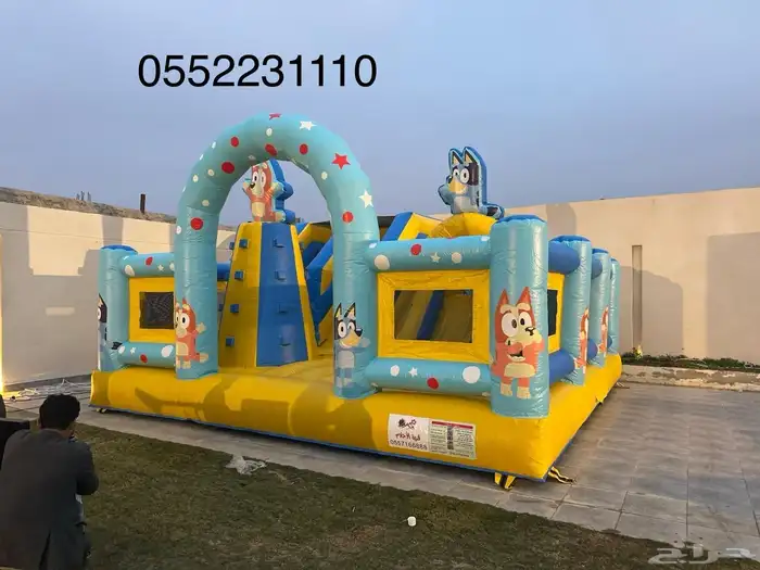 نطيطات - العاب اركيد - العاب هوائية - زحاليق جافة الرياض 2